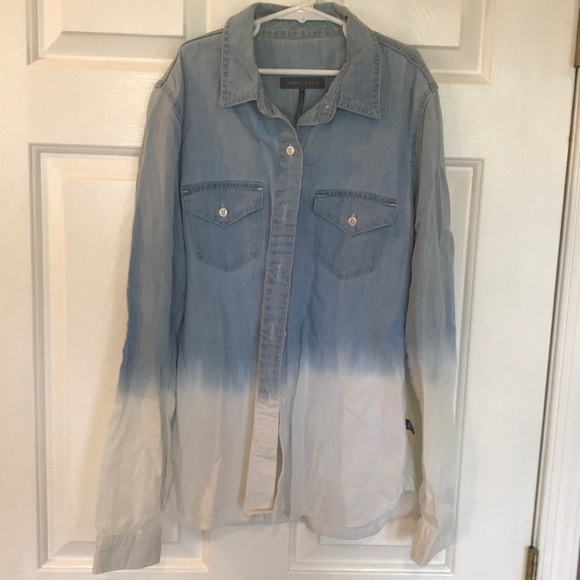 Kendall & Kylie Tops - Women’s long sleeve jean shirt